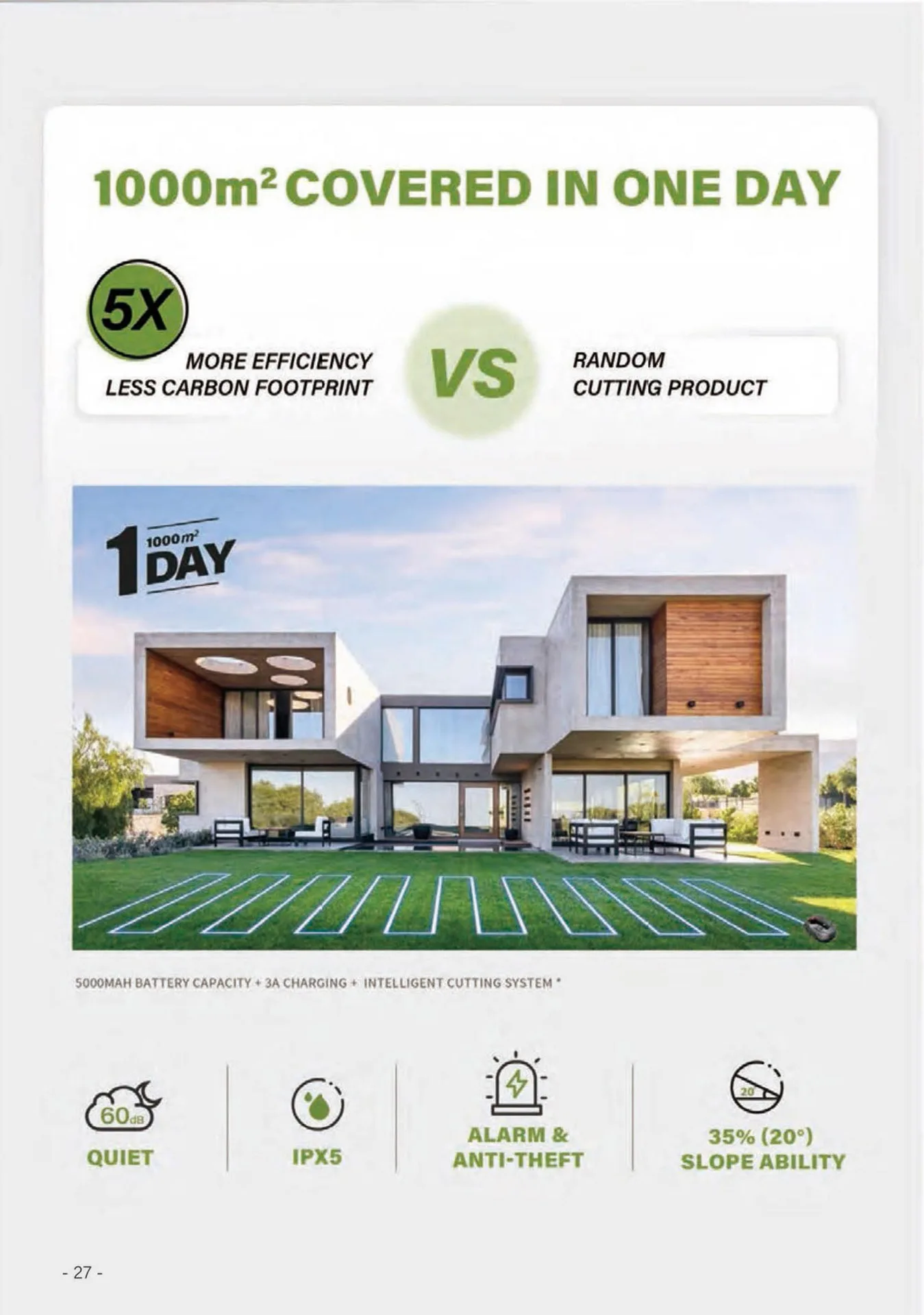 Automatic Robot Lawn Mower for 1000m² with Precise GPS Location & Boundary Wire App-Controlled Robotic Lawn Garden Mower Automatic Robot Lawn Mower for 1000m² with Precise GPS Location & Boundary Wire App-Controlled Robotic Lawn Garden Mower