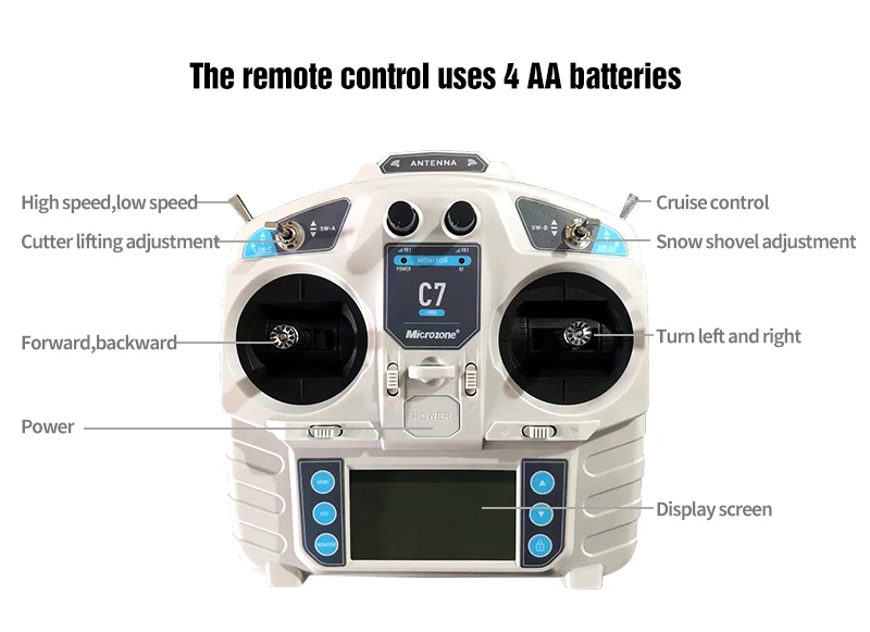 Customized 800mm 1000mm 1200mm Factory Cheap Grass Cutter Robot Crawler Remote Control Flial MowerWith CE EPA Certificate