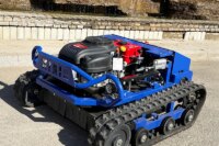Customized  Multifunction All Terrain AWY-800QL Grass Cutter Agriculture Rubber Tracks Remote Control Robot Lawn Mower