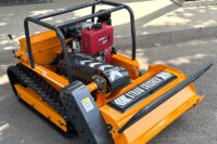 Customized AWY Robot Grass Cutter Cutting Width 800mm 1000mm 1200mm 650W Brushless Motor Remote Control Crawler Flail Mower