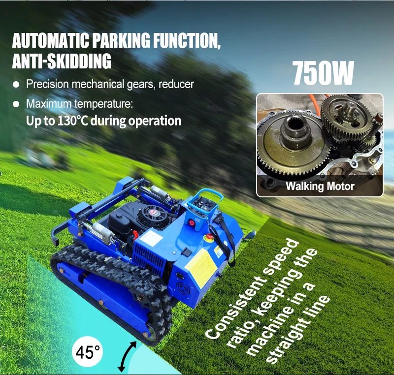 Customized professional intelligent remote-controlled high-efficiency lawn mowing robot, lawn mower
