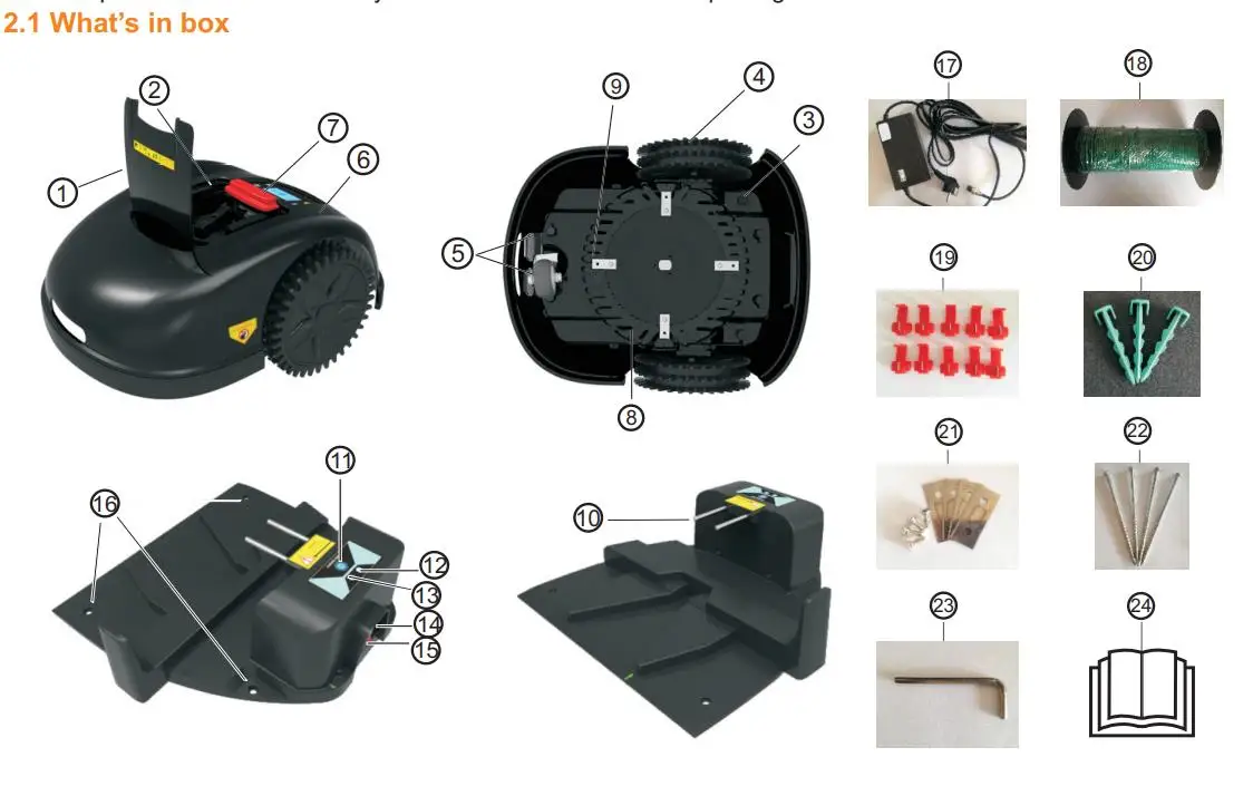 Smart Lawn Mower Robot, WiFi Control, E1600 for 2600m2, Once Charging 800m2, Auto Grass Cutter, 7.8Ah Battery Brushless Motor Smart Lawn Mower Robot, WiFi Control, E1600 for 2600m2, Once Charging 800m2, Auto Grass Cutter, 7.8Ah Battery Brushless Motor