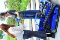 Customized remote-controlled lawn mower crawler wireless control lawn mower robot weeder tractor zero rotation