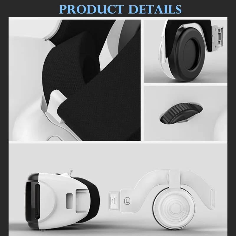 Original VR Virtual Reality VR Glasses Vrgame Google Cardboard Box Headset Helmet Watch 3D Videos for Smartphone,Wireless Rocker