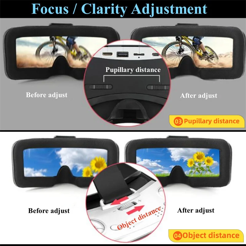 All-in-One VR Glasses Virtual Reality IMAX Cinema Headset Helmet 360° Full View Immersive Gaming Android PC Wireless 3D Glasses All-in-One VR Glasses Virtual Reality IMAX Cinema Headset Helmet 360° Full View Immersive Gaming Android PC Wireless 3D Glasses