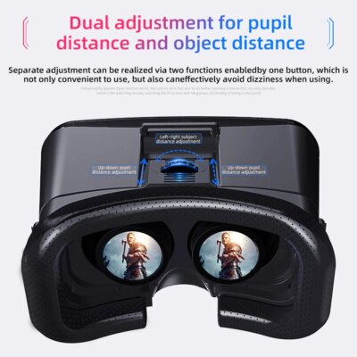 VR Glasses 3D Virtual Reality Headset Helmet For Phone Lenses Goggles Devices Viar Smart Smartphones Cell Game Viewer Mobile Set - Image 6