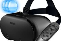 Original VRGpro X7 VR Virtual Reality 3D Glasses Box VR Google Cardboard Helmet for IOS Android 5-7" Smartphone,Wireless Rocker