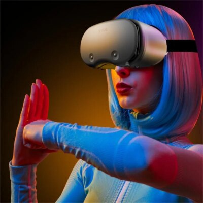 Original VRGpro X7 VR Virtual Reality 3D Glasses Box VR Google Cardboard Helmet for IOS Android 5-7" Smartphone,Wireless Rocker - Image 6