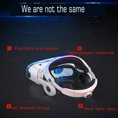 Shinecon VR Glasses Headset 3D Virtual Reality Device Helmet Viar Goggle Lenses For Smartphone Smart Cell Phone Realidade Viewer - Image 3