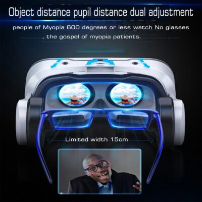 Shinecon VR Glasses Headset 3D Virtual Reality Device Helmet Viar Goggle Lenses For Smartphone Smart Cell Phone Realidade Viewer - Image 4