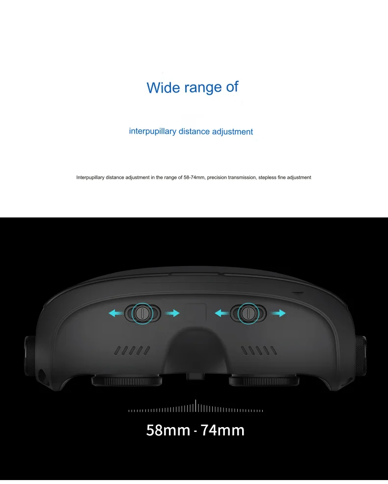 GOOVIS G3 MAX Headsets 3D Giant Screen Display 5K Non -VR AR Glasses Support Myopia Adjustment Suit For PC Smart Phone And Xbox