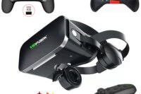 VR Glasses Virtual Reality 3D Bluetooth Headset Smart Phone Helmet Smartphone Goggles Devices Lenses Headphones Viar Game Viewer