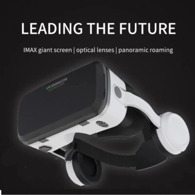 VR Glasses 3D Virtual Reality Glasses Stereo Headset Version for 5.5-7 Inch Mobile Phones, Support Joystick - Image 2
