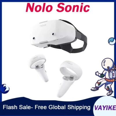 Original Nolo Sonic All-in-One Virtual Reality Glasses Premium VR Streaming Game 3D Headset True 4K HD Display 3D Surround Sound