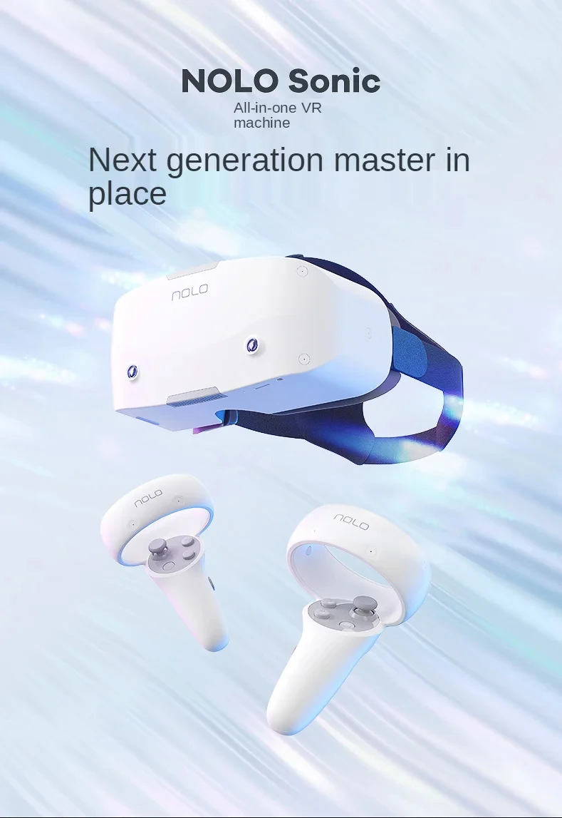 Original Nolo Sonic All-in-One Virtual Reality Glasses Premium VR Streaming Game 3D Headset True 4K HD Display 3D Surround Sound