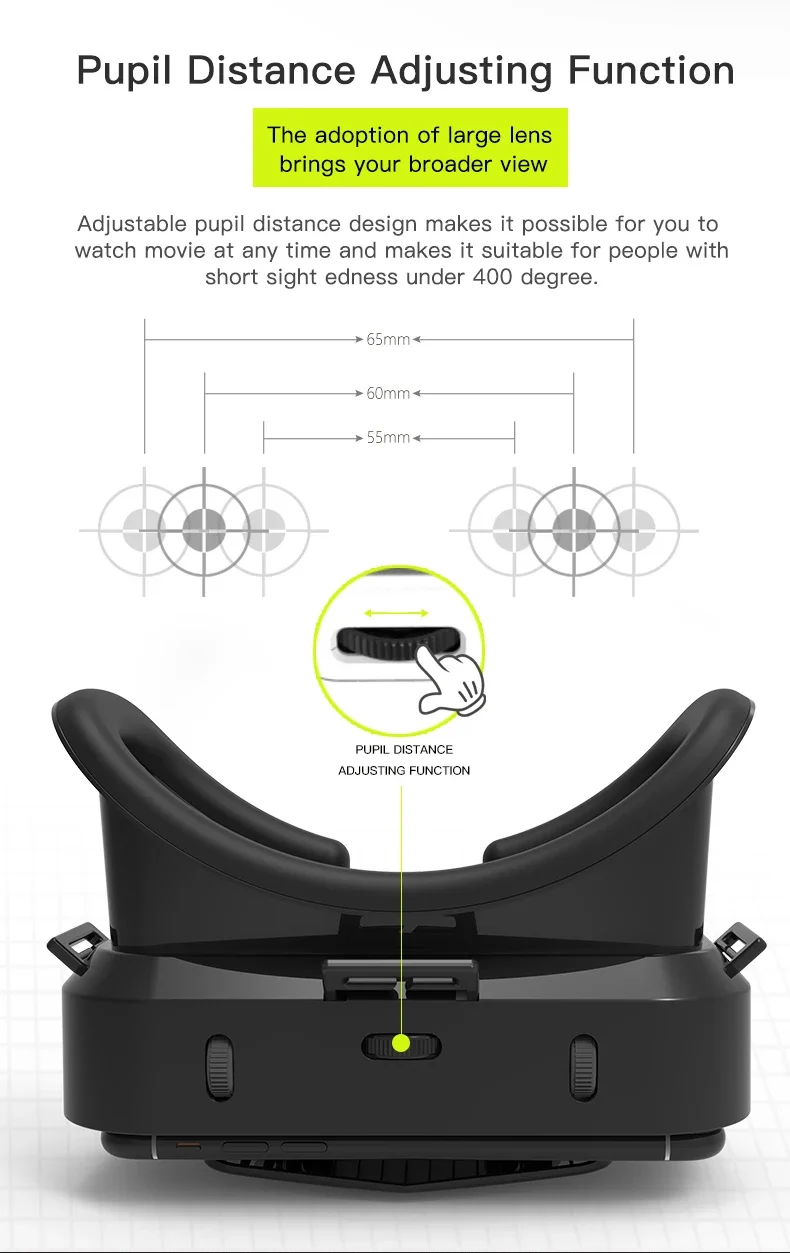 VR Glasses Virtual Reality VR Headset 3D Glasses VR Goggles For TV Movies Video Games Compatibale iOS  Android Smartphone Within