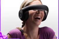 All-in-one VR Headset Audio with Video Adjustable Pupil Distance 360° Panoramic Viewing 3D Private Theater