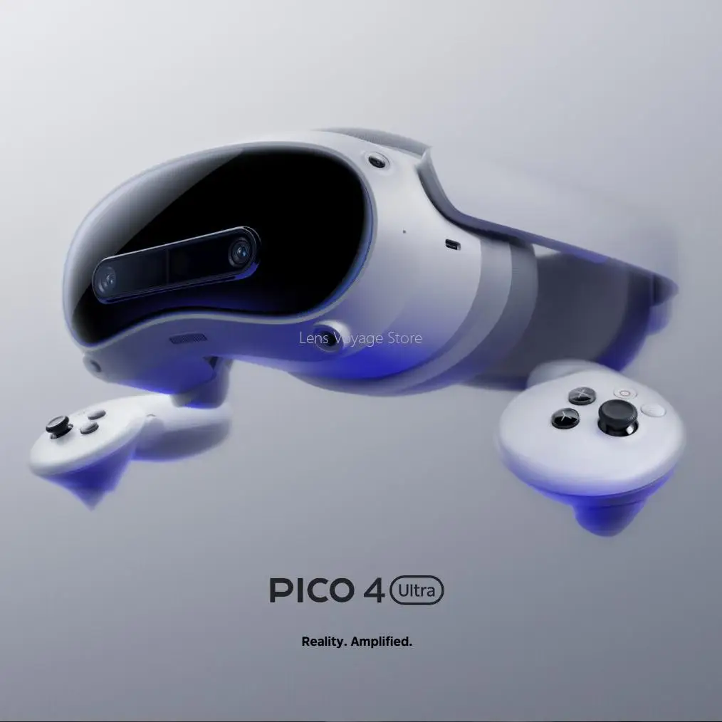 Original Pico 4 256G Ultra VR Headset Sport All-in-One Glasses Virtual Reality 3D 3D Smart 4K Display K+ Display Games Helmet