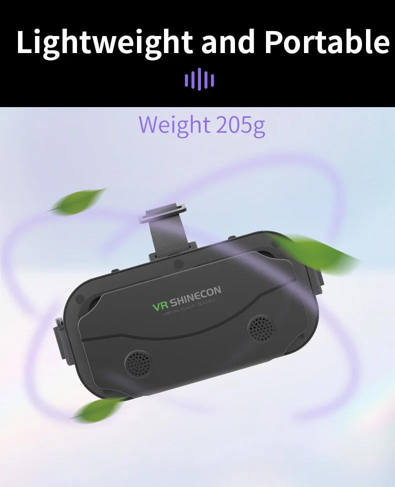VR SHINECON G13 Virtual Reality Helmet 3D Glasses Casque Goggles Binoculars Smartphone Smart Phone Goggles Headset Accessories