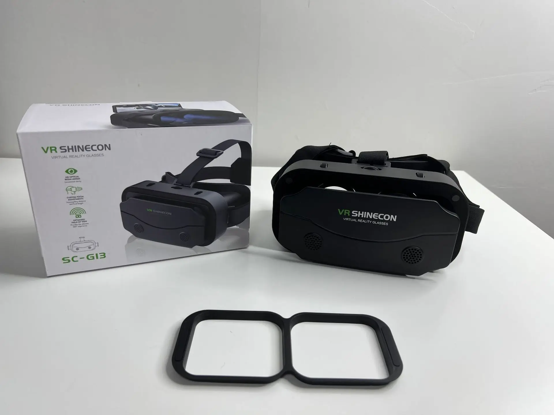 VR SHINECON G13 Virtual Reality Helmet 3D Glasses Casque Goggles Binoculars Smartphone Smart Phone Goggles Headset Accessories