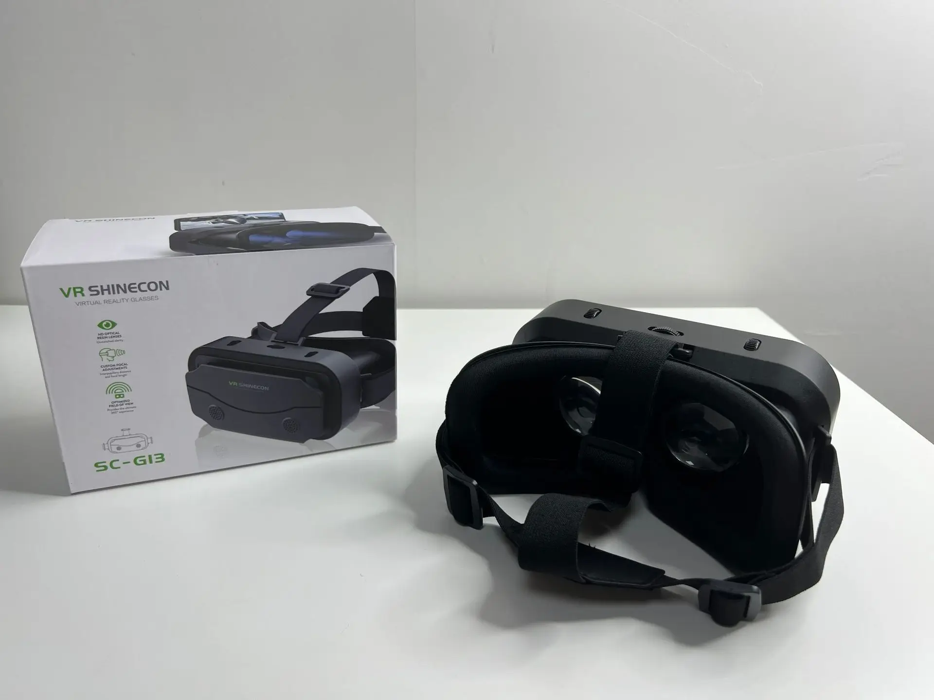 VR SHINECON G13 Virtual Reality Helmet 3D Glasses Casque Goggles Binoculars Smartphone Smart Phone Goggles Headset Accessories