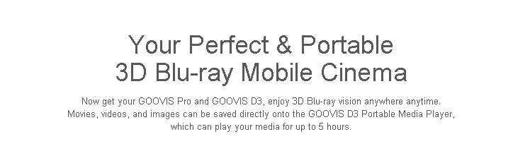 GOOVIS Pro VR Headset 4K Dual OLED Screens – 3D Private Cinema FPV Goggles for Drone Blu-ray & Game Console Compatible HD VR