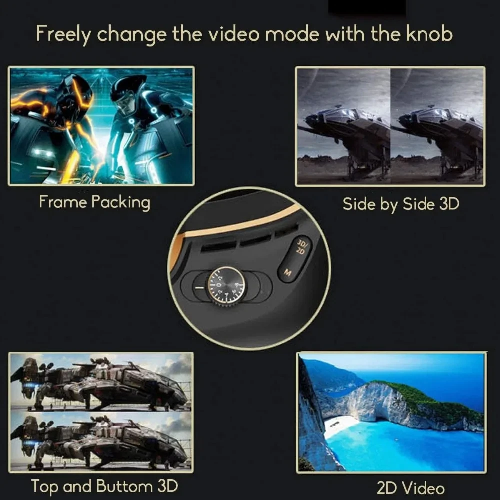 GOOVIS Pro VR Headset 4K Dual OLED Screens – 3D Private Cinema FPV Goggles for Drone Blu-ray & Game Console Compatible HD VR