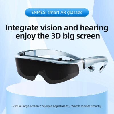 Head Mounted 512GB Android system Video Smart Glasses thin and light 3D glasses games movies 3D VR OLEDVR Headset video glasses - Image 2