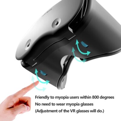 New Original VRGPRO X7 3D VR Standard Edition Game Virtual Reality Light Glasses Helmets Optional Controller - Image 5