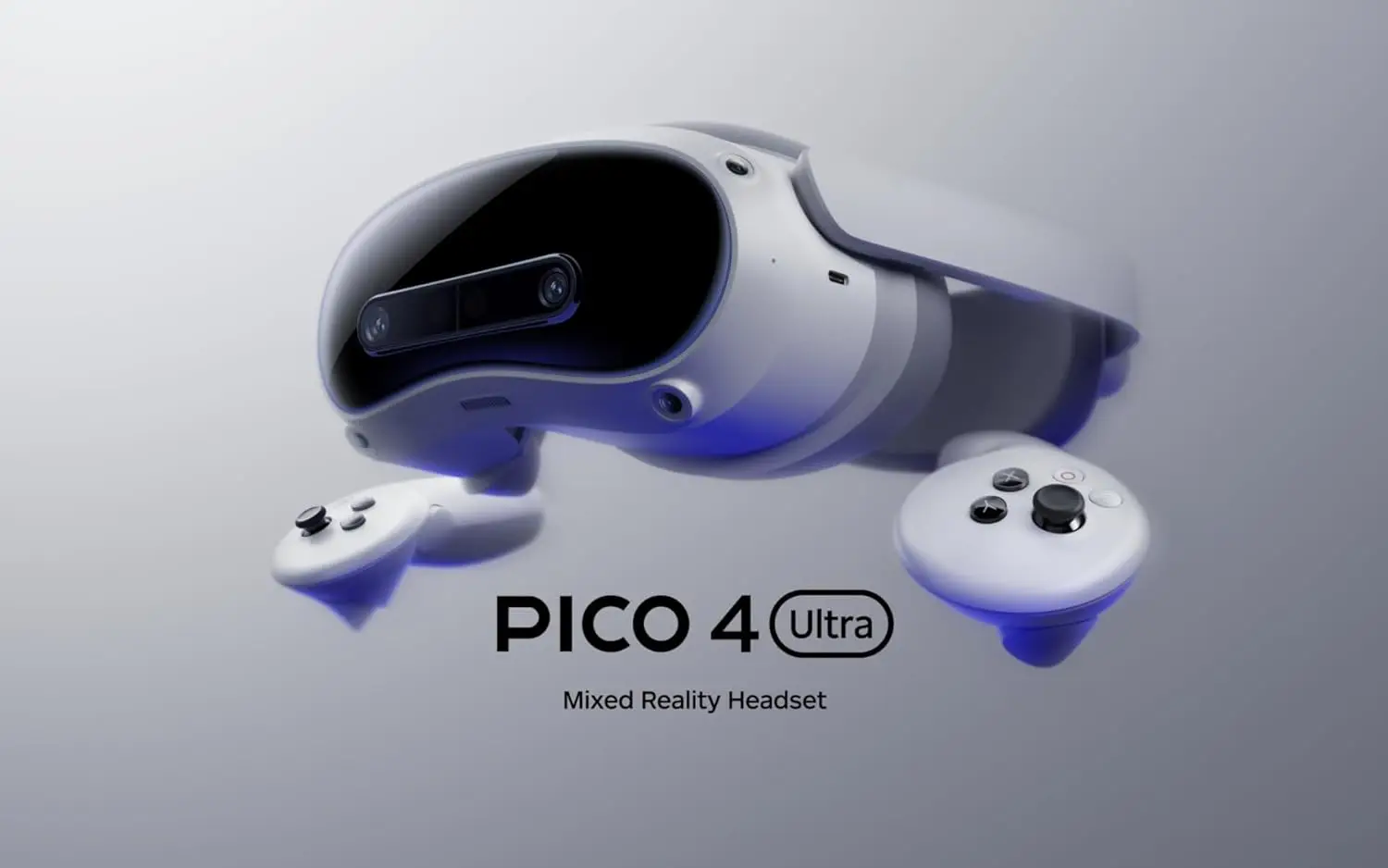 2024 New Original PICO 4 Ultra VR MR Headset 3D Wireless VR Glasses 6DOF Virtual Reality 4K Display for Steam Games All-in-one