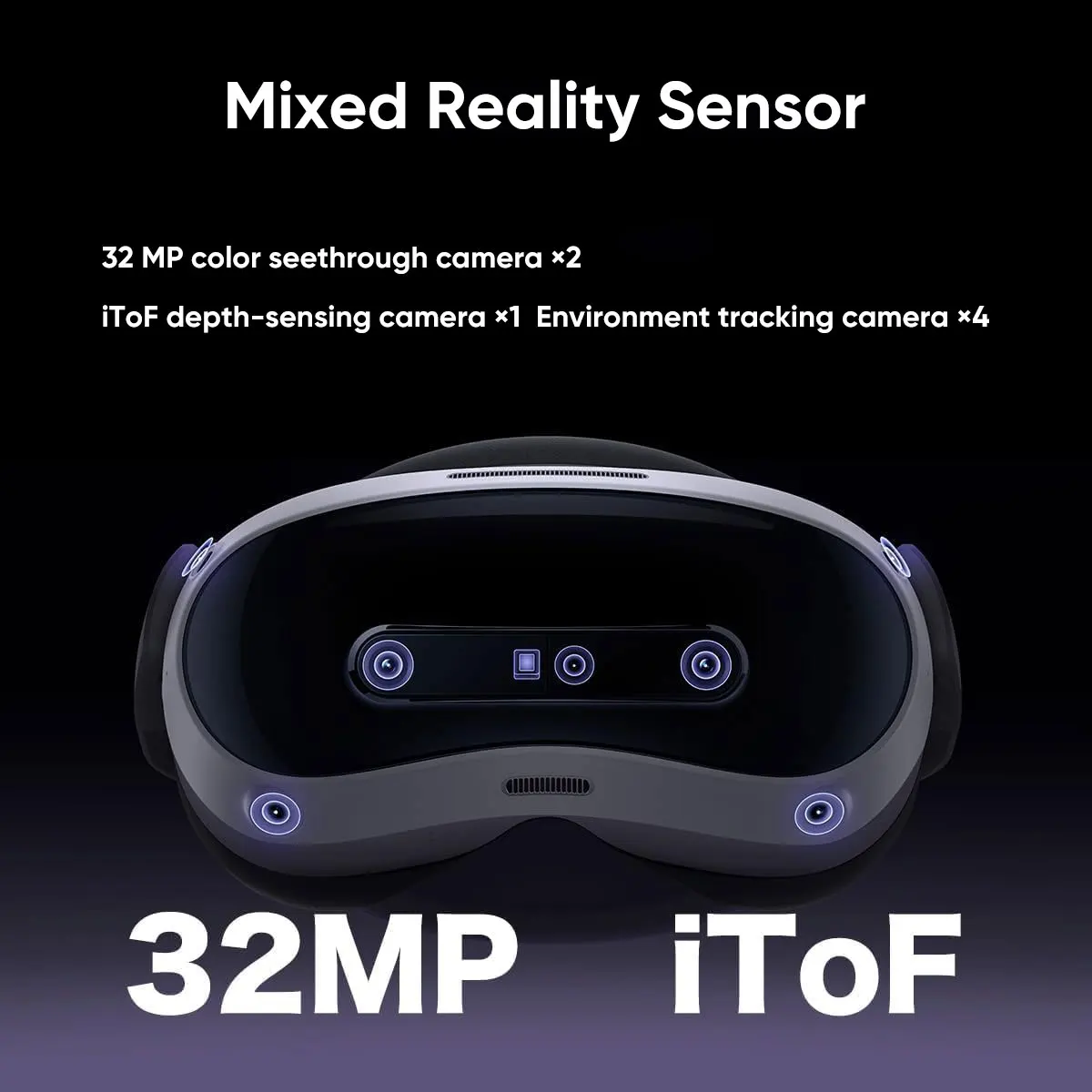 2024 New Original PICO 4 Ultra VR MR Headset 3D Wireless VR Glasses 6DOF Virtual Reality 4K Display for Steam Games All-in-one