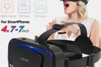 G10 IMAX 3D Movies Giant Screen Virtual Reality Glasses Google Cardboard Box VR Helmet for 4.7-7" Phone,Support Game Controller