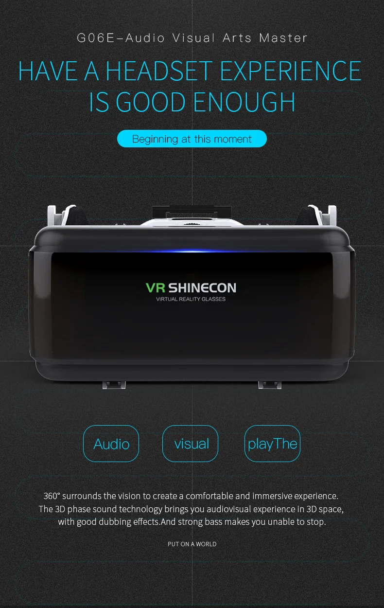 VR Shinecon Casque Helmet 3D Glasses Virtual Reality For Smartphone Smart Phone Headset Goggles Binoculars Video Game Wirth Lens VR Shinecon Casque Helmet 3D Glasses Virtual Reality For Smartphone Smart Phone Headset Goggles Binoculars Video Game Wirth Lens