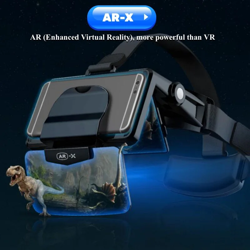 AR-X VR Glasses Virtual Reality 3D Glasses HD IMAX Game Cardboard VR Headset For 4.7-6.3