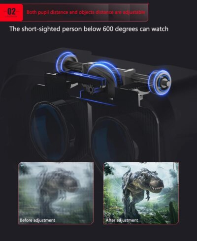 Shinecon Viar 3D Virtual Reality VR Glasses Headset Devices Helmet Lenses Goggles Smart For Smartphones Phone Cell Mobile Games - Image 5
