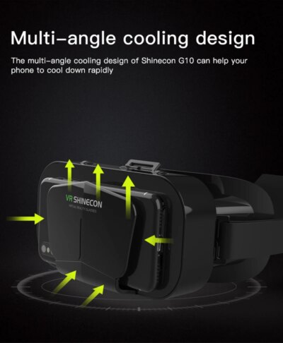 Shinecon Virtual Reality Viar 3D VR Glasses Device Helmet Lenses Headset Goggle Smart For Smartphone Cell Phone Mobile Realidade - Image 3