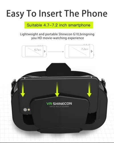 Shinecon Virtual Reality Viar 3D VR Glasses Device Helmet Lenses Headset Goggle Smart For Smartphone Cell Phone Mobile Realidade - Image 6