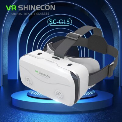 G15 IMAX Giant Screen Virtual Reality Glasses HD 3D Movie Google Cardboard Box VR Helmet for 4.7-7" Phone,Support Game Joystick - Image 2