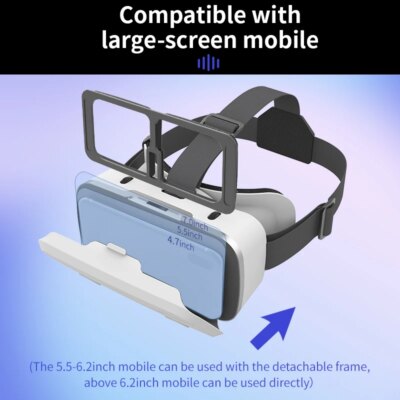 G15 IMAX Giant Screen Virtual Reality Glasses HD 3D Movie Google Cardboard Box VR Helmet for 4.7-7" Phone,Support Game Joystick - Image 5