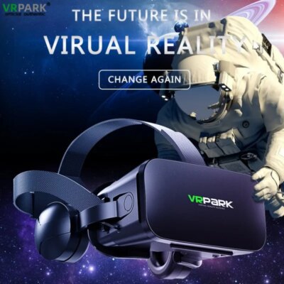 Original J20 4K Virtual Reality 3D Glasses Box Stereo VR Google Cardboard Headset Helmet for IOS Android Phone Max 6.7",Rocker - Image 2