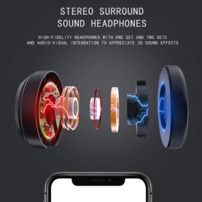 Original J20 4K Virtual Reality 3D Glasses Box Stereo VR Google Cardboard Headset Helmet for IOS Android Phone Max 6.7",Rocker - Image 5