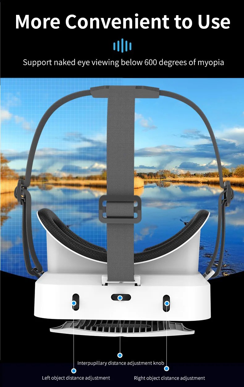 Virtual Reality VR Glasses Headset Viar Devices 3D Helmet Lenses Smart Goggles For Phone Smartphones Cell Viewer Mobile Game Set Virtual Reality VR Glasses Headset Viar Devices 3D Helmet Lenses Smart Goggles For Phone Smartphones Cell Viewer Mobile Game Set