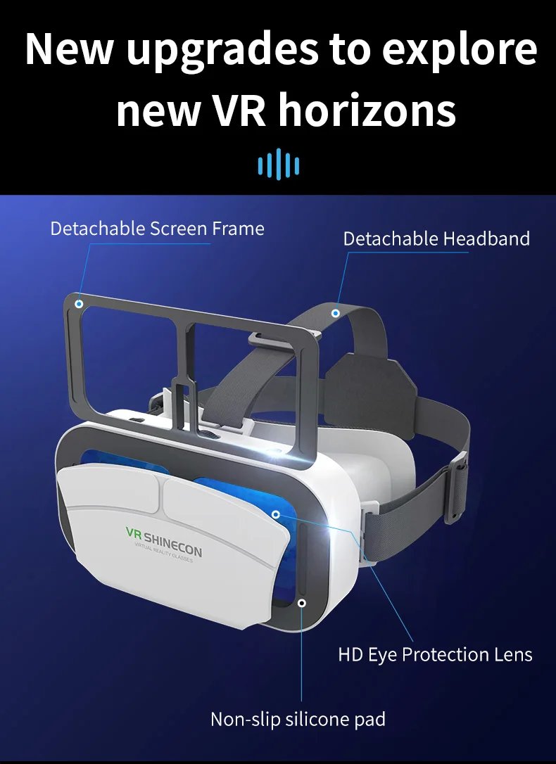 Virtual Reality VR Glasses Headset Viar Devices 3D Helmet Lenses Smart Goggles For Phone Smartphones Cell Viewer Mobile Game Set Virtual Reality VR Glasses Headset Viar Devices 3D Helmet Lenses Smart Goggles For Phone Smartphones Cell Viewer Mobile Game Set