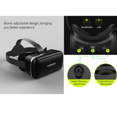 Shinecon 6.0 Casque VR Virtual Reality Glasses 3D Goggles Headset Helmet For Smartphone Smart Phone Viar Binoculars Video Game - Image 5
