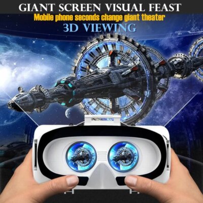 Virtual Reality Glasses IMAX Giant Screen 3D Movie Google Cardboard Box VR Headset Helmet for Smartphone,Support Game Joystick - Image 5