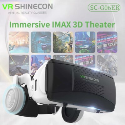 Virtual Reality Glasses IMAX Giant Screen 3D Movie Google Cardboard Box VR Headset Helmet for Smartphone,Support Game Joystick - Image 3