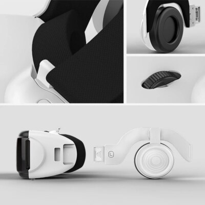 Shinecon Virtual Reality 3D VR Glasses Headset Viar Devices Helmet Lenses Goggle Smart For Smartphone Phone Cell Headphone Gogle - Image 5