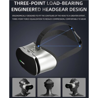 3D VR Glasses Smartphone Virtual Reality Goggles Helmet Headset Lenses Device Viar Smart Phone Cell Mobile Video Game Viewer Set - Image 5