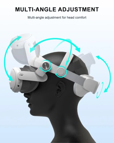 Replaceable Elite Strap for Meta Quest 3 VR Headset Improve Comfort Adjustable Head Strap for Meta Quest 3 Accessories Helmet - Image 5