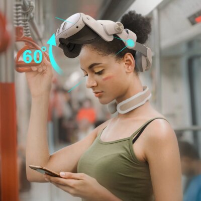 Replaceable Elite Strap for Meta Quest 3 VR Headset Improve Comfort Adjustable Head Strap for Meta Quest 3 Accessories Helmet - Image 3